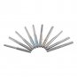 10pc 3.175mm 17mm x 38mm Double Straight Flutes End Mill CNC Milling Cutter Tool