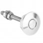 Universal Engine Bonnet Push Button Hood Quick Pin Latch Lock Clip Set Sliver