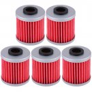 5pcs Motorcycle Engine Fuel Oil Filter for Beta EVO 250 300/Kawasaki KX250F