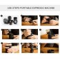 MOYEAH 70ml Portable Convenient Manual Espresso Coffee Maker