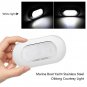 Cold White Light LED Marine Boat Yacht Stainless Steel Oblong Courtesy Lamp Mini