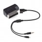 1x Car AMI MDI MMI 3.5mm MP3 AUX Adapter Cable Black For Audi A6L Q5 Q7 A8 S5 A5