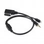 1x Car AMI MDI MMI 3.5mm MP3 AUX Adapter Cable Black For Audi A6L Q5 Q7 A8 S5 A5