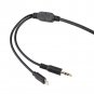 1x Car AMI MDI MMI 3.5mm MP3 AUX Adapter Cable Black For Audi A6L Q5 Q7 A8 S5 A5