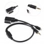 1x Car AMI MDI MMI 3.5mm MP3 AUX Adapter Cable Black For Audi A6L Q5 Q7 A8 S5 A5