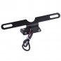 Universal Motorcycle License Plate Mount Holder Bracket LED Tail Light Black