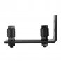Carbon Steel Adjustable Wall Mount Sliding Barn Door Bottom Floor Guide Hardware