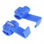 50Pcs Blue Plastic Lock Quick Wire Splice Clips Terminal Connectors 0.72-2.5mm²