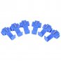 50Pcs Blue Plastic Lock Quick Wire Splice Clips Terminal Connectors 0.72-2.5mm²