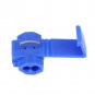 50Pcs Blue Plastic Lock Quick Wire Splice Clips Terminal Connectors 0.72-2.5mm²