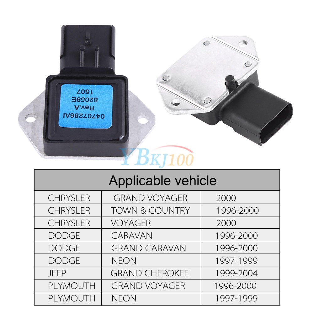 Car Radiator Cooling Fan Relay Black for Dodge Jeep Chrysler Plymouth 4707286AF