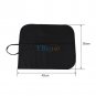 Canvas Bag Holder Wrap Roll Up Pen Brushes Makeup Pencil Case Pouch Bag Black co