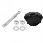 1x Universal Engine Bonnet Push Button Hood Car Quick Pin Latch Lock Clip Black