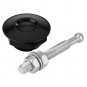 1x Universal Engine Bonnet Push Button Hood Car Quick Pin Latch Lock Clip Black