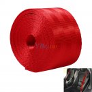 3.6M Racing Front Safety Retractable Van Car Truck Seat Lap Belt Red Durable