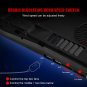 5 Fans USB Cooler Cooling Pad Adjustable Stand Red LED Light Radiator for Laptop
