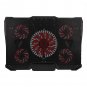 5 Fans USB Cooler Cooling Pad Adjustable Stand Red LED Light Radiator for Laptop