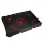 5 Fans USB Cooler Cooling Pad Adjustable Stand Red LED Light Radiator for Laptop