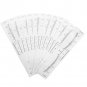 50X Disposable Eyebrow Ruler Sticker Eyebrow Shaping Tool for Makeup Measurement