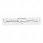50X Disposable Eyebrow Ruler Sticker Eyebrow Shaping Tool for Makeup Measurement