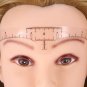 50X Disposable Eyebrow Ruler Sticker Eyebrow Shaping Tool for Makeup Measurement