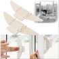 2pcs Kids Child Safe Security Sliding Window Door Lock Restrictor Safety Catch