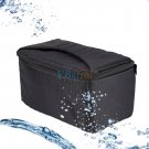 Black Waterproof Padded Partition Protect Insert Bag Case For Camera Lens