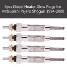 4x Heater Glow Plugs for Mitsubishi Pajero Shogun 1994-2000 2.8 TD GP5501 GP7554