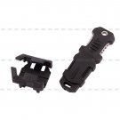 Stainless Steel Webbing Buckle Self Defence Survival Tools EDC Black Mini Knife