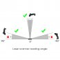 Handheld Wired USB Laser Barcode Scanner Fast 1D Bar Code Reader POS Label Scan