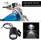 12-48V White Motorcycle Scooters LED Headlight Front Headlamp Spotlight Lamp U2