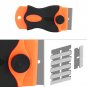Car Sticker Remover Tool Lockable Scraper With 100x Blades Window Surface Tint