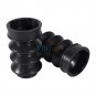 39mm Front Fork Boots Rubber Cover Gaiters For Harley Sportster Dyna FX XL 883