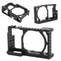Protective Camera Video Cage Stabilizer Rig for Sony A6000 / A6300 / NEX7 BLACK
