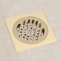 Brass Floor Drain Home Kitchen Bathroom Shower Waste Grate Constructed Strainer