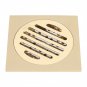 Brass Floor Drain Home Kitchen Bathroom Shower Waste Grate Constructed Strainer