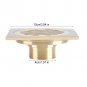 Brass Floor Drain Home Kitchen Bathroom Shower Waste Grate Constructed Strainer