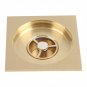 Brass Floor Drain Home Kitchen Bathroom Shower Waste Grate Constructed Strainer
