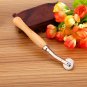 Leather Fabric Paper Serrate Tracing Wheel Roulette Sewing Tool with Wood Handle