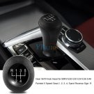 5 Speed Manual Car Gear Shift Knob Stick Head For BMW E28 E30 E34 E36  Black