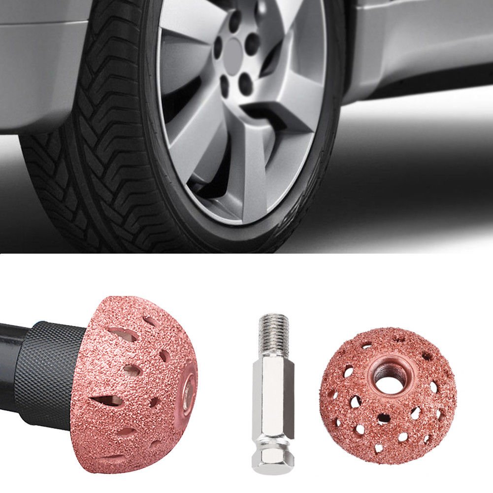 Tire Repair Tool Grinding Head Coarse Grit Buffing Wheel with Linking Rod EL