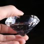 Crystal Clear Paperweight Precise Cut Glass Big Diamond Jewel Craft Decor 60mm