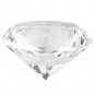 Crystal Clear Paperweight Precise Cut Glass Big Diamond Jewel Craft Decor 60mm