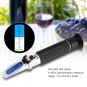 New Handheld Alcohol 0-80% Test Refractometer Wine Beer Meter Measure Instrument