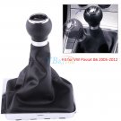 6 Speed Car Gear Shift Knob Stick Gaiter Boot Frame For VW Passat B6 2005-2012