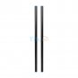 2x Aluminum Alloy Rail Rod 40cm Length DSLR Camera Cage For System Follow Focus