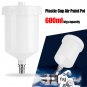 600ml Mini Plastic Cup Air Gravity Paint Pot Thread Connector for Spray Gun Tool