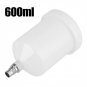 600ml Mini Plastic Cup Air Gravity Paint Pot Thread Connector for Spray Gun Tool