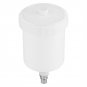 600ml Mini Plastic Cup Air Gravity Paint Pot Thread Connector for Spray Gun Tool