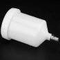 600ml Mini Plastic Cup Air Gravity Paint Pot Thread Connector for Spray Gun Tool